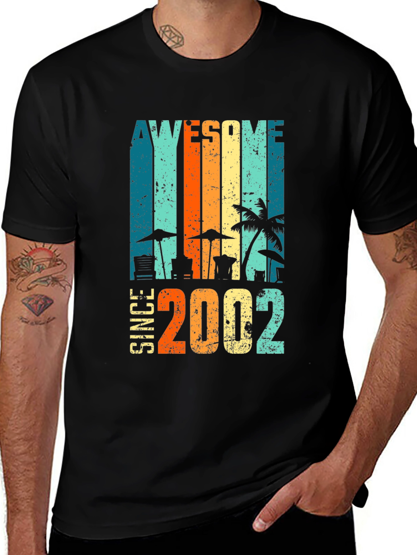 Awesome Since 2002 Beach T-Shirt