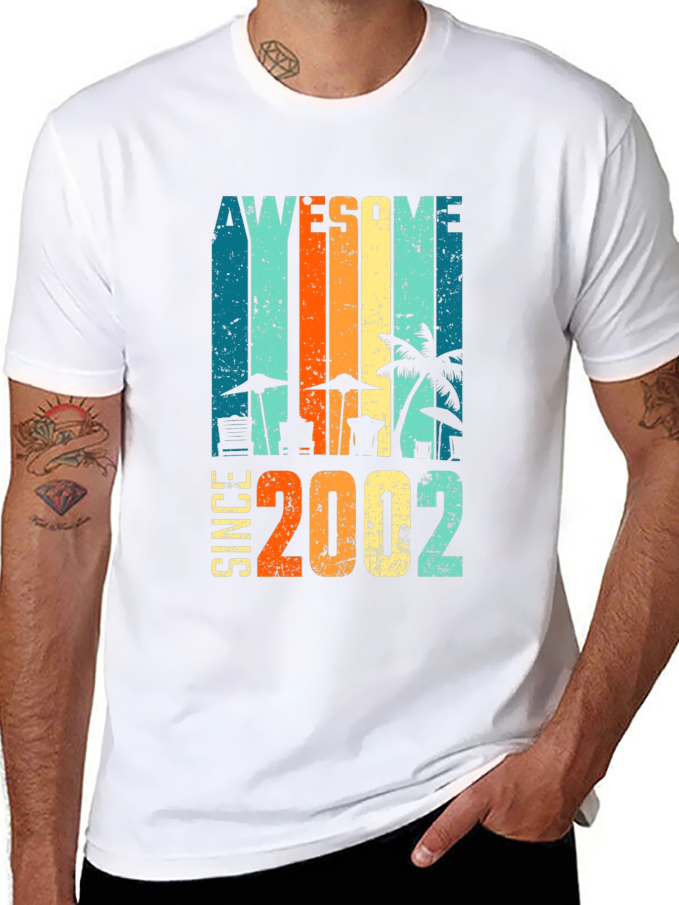 Awesome Since 2002 Beach T-Shirt