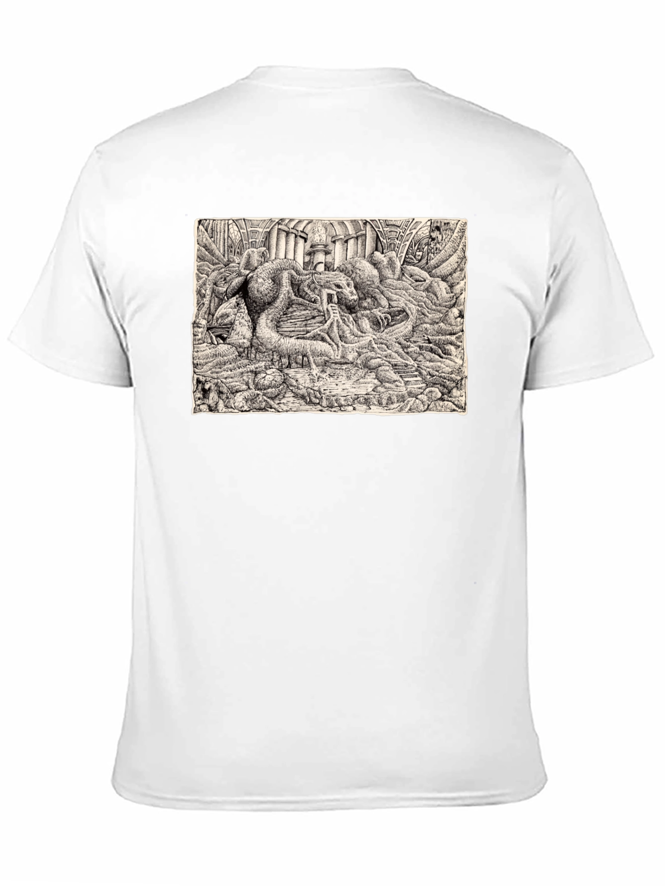Graphic Dragon Art Black T-Shirt