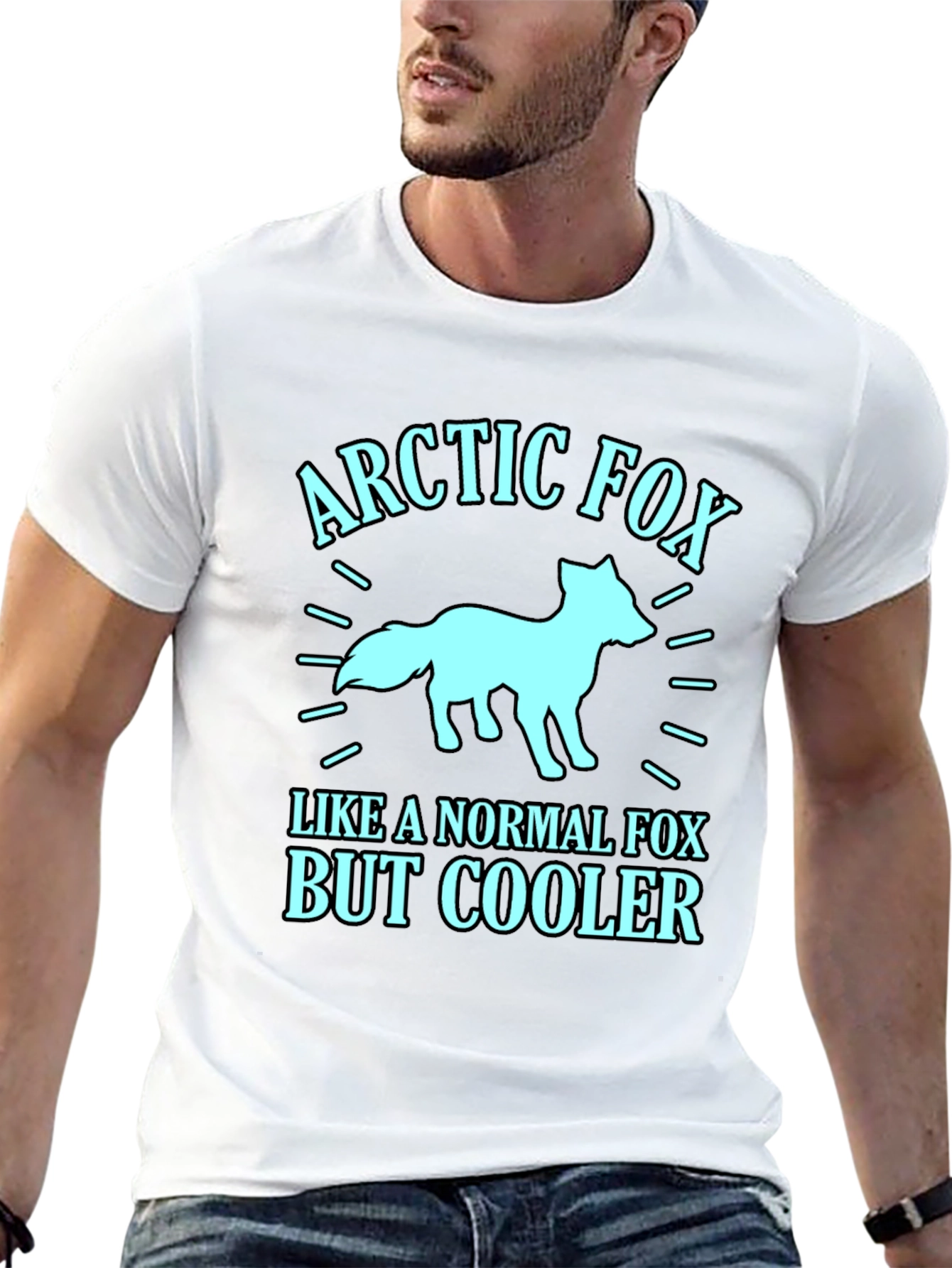 Arctic Fox Cool Graphic T-Shirt