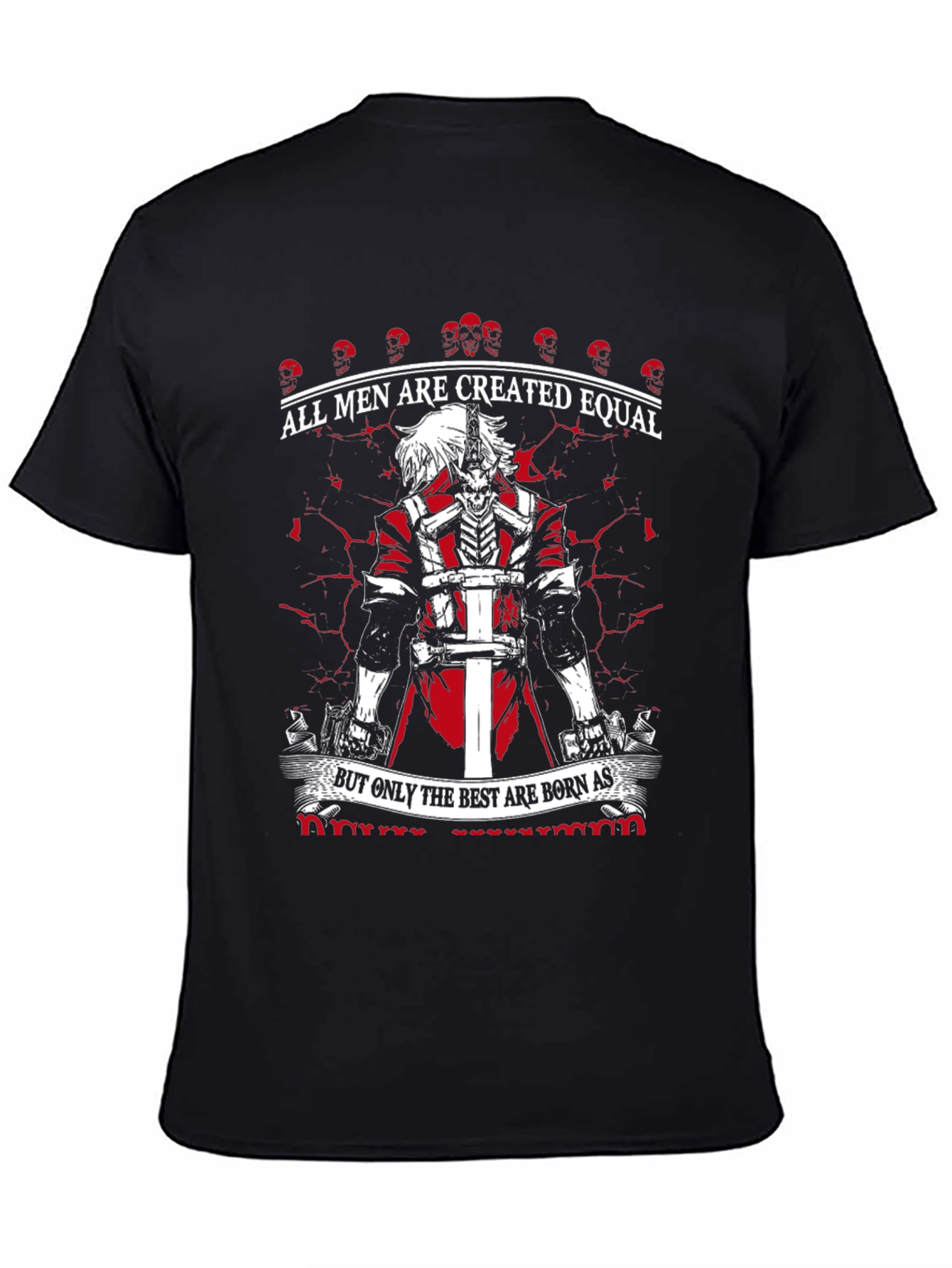 All Men Created Equal Black Graphic Tee