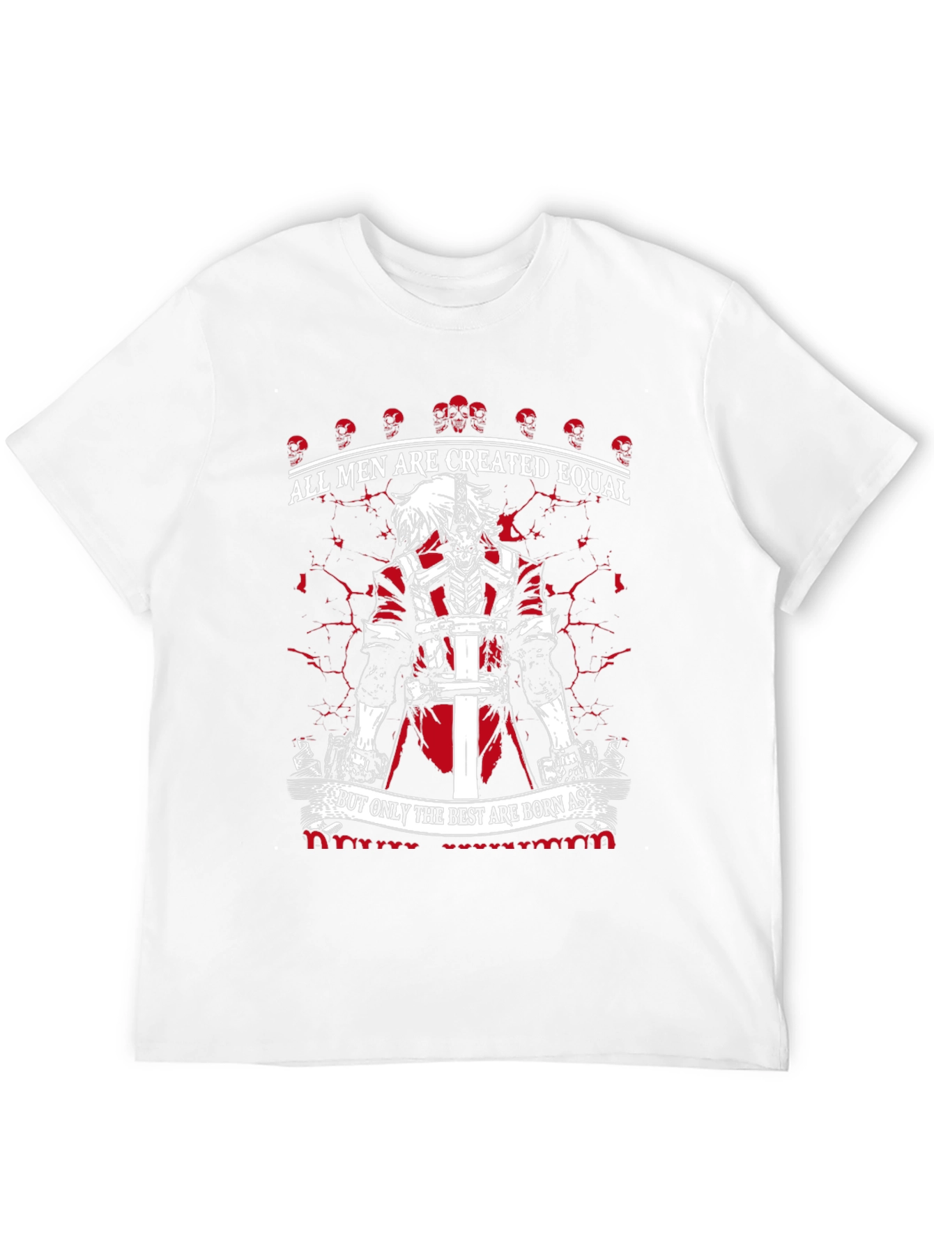 All Men Created Equal Black Graphic Tee