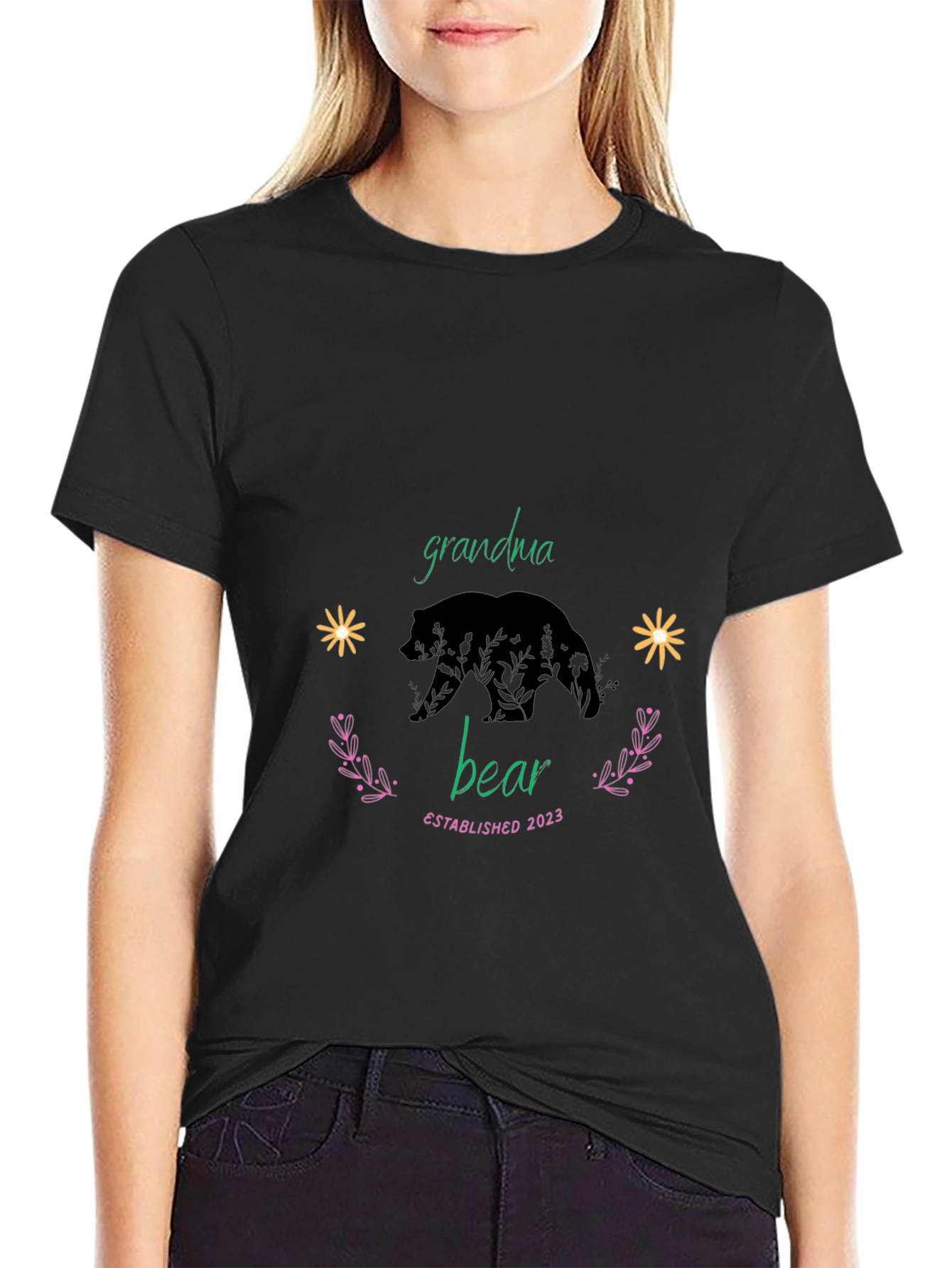 Grandma Bear Established 2023 T-Shirt
