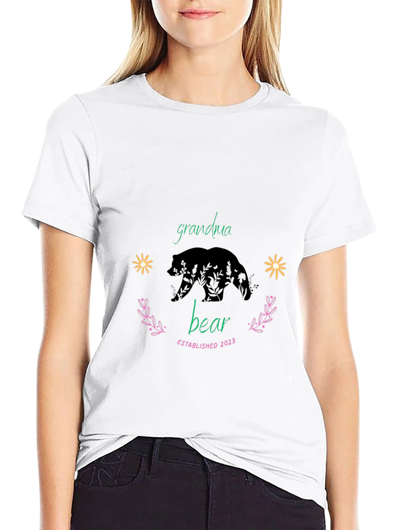 Grandma Bear Established 2023 T-Shirt