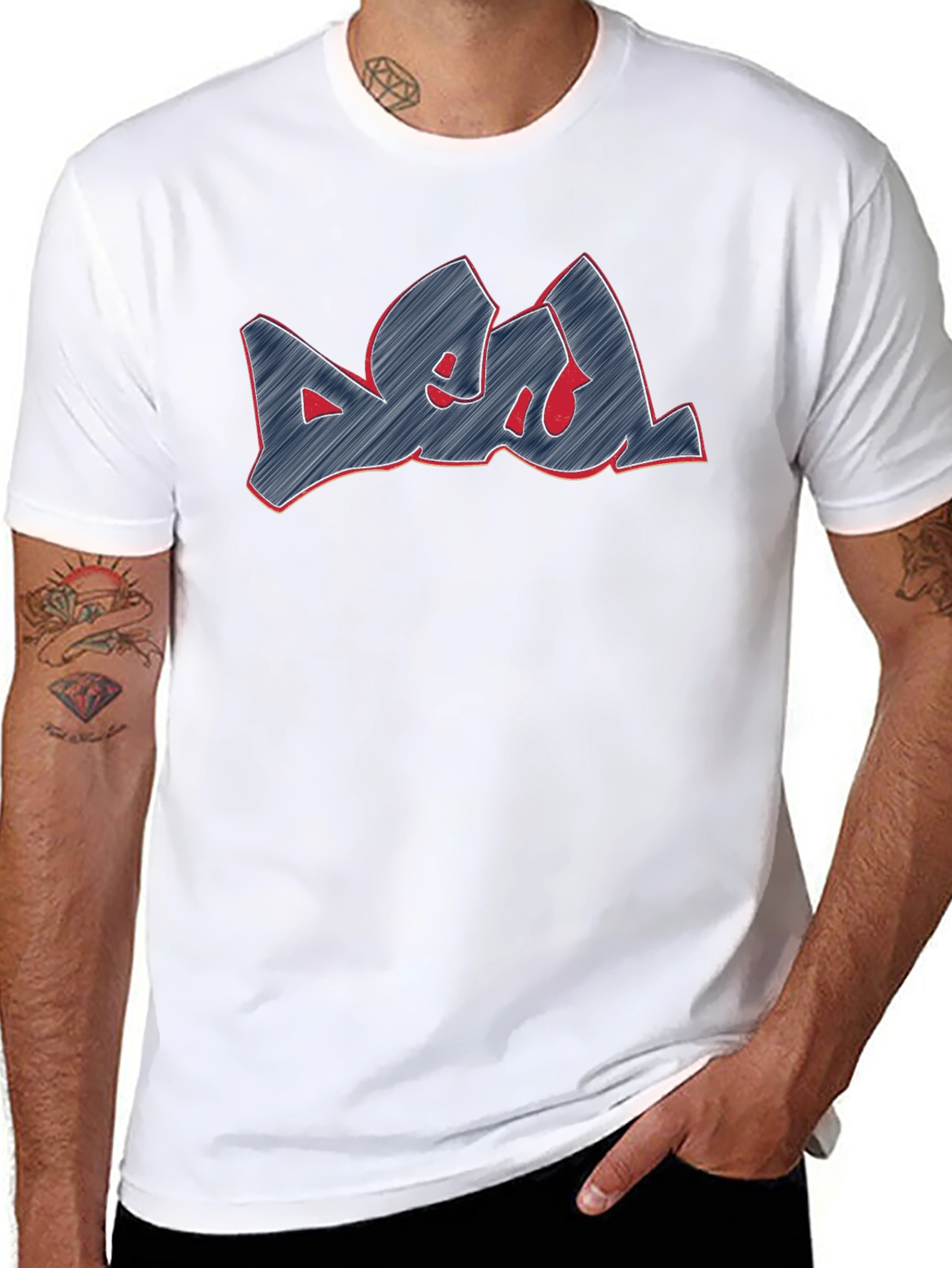 Graffiti Style T-Shirt - Casual Streetwear Tee