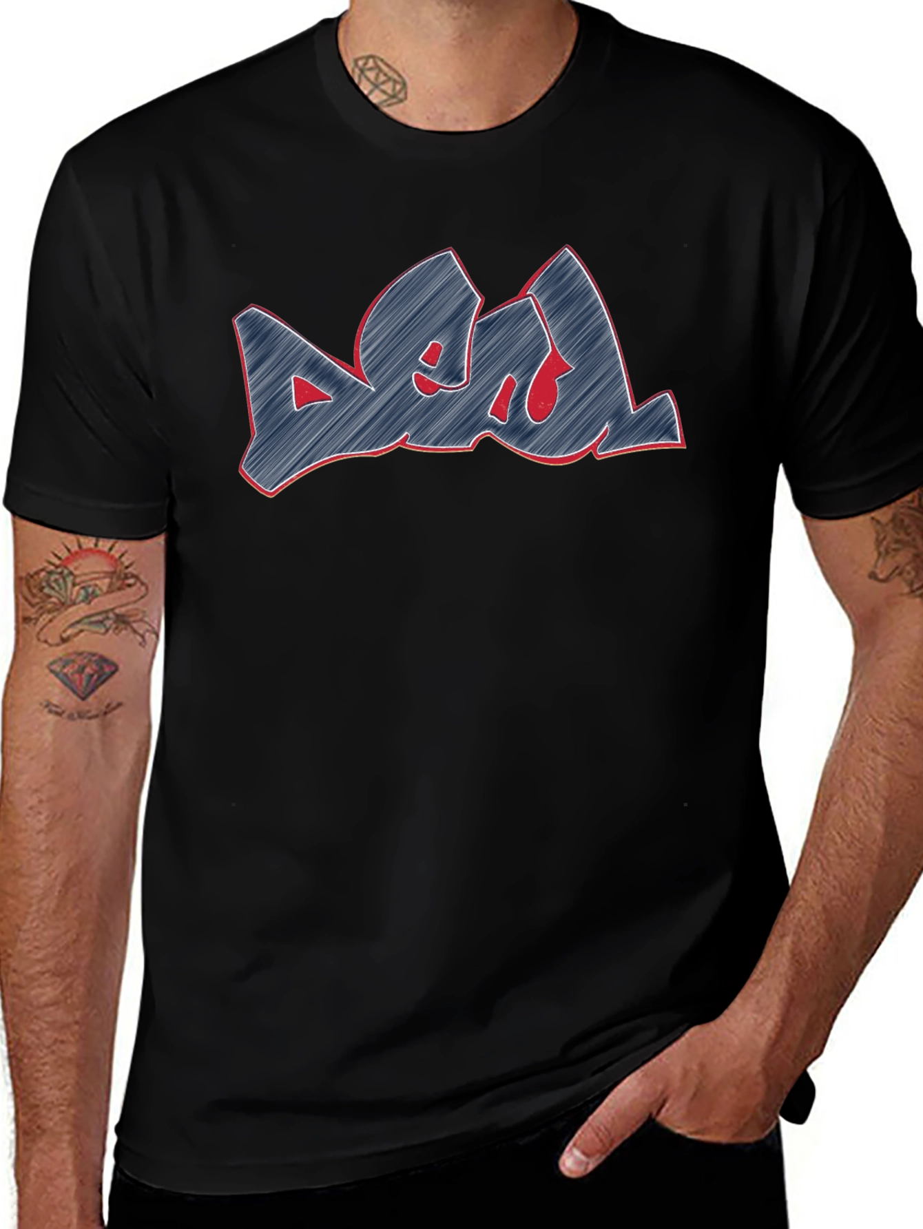 Graffiti Style T-Shirt - Casual Streetwear Tee