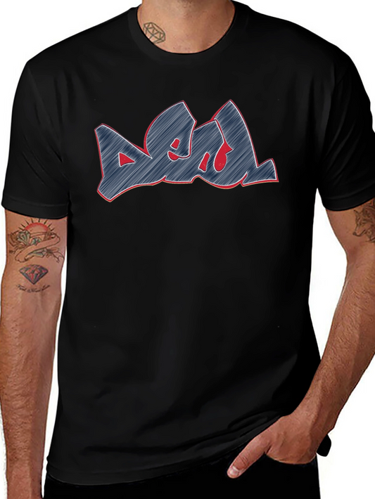 Graffiti Style T-Shirt - Casual Streetwear Tee