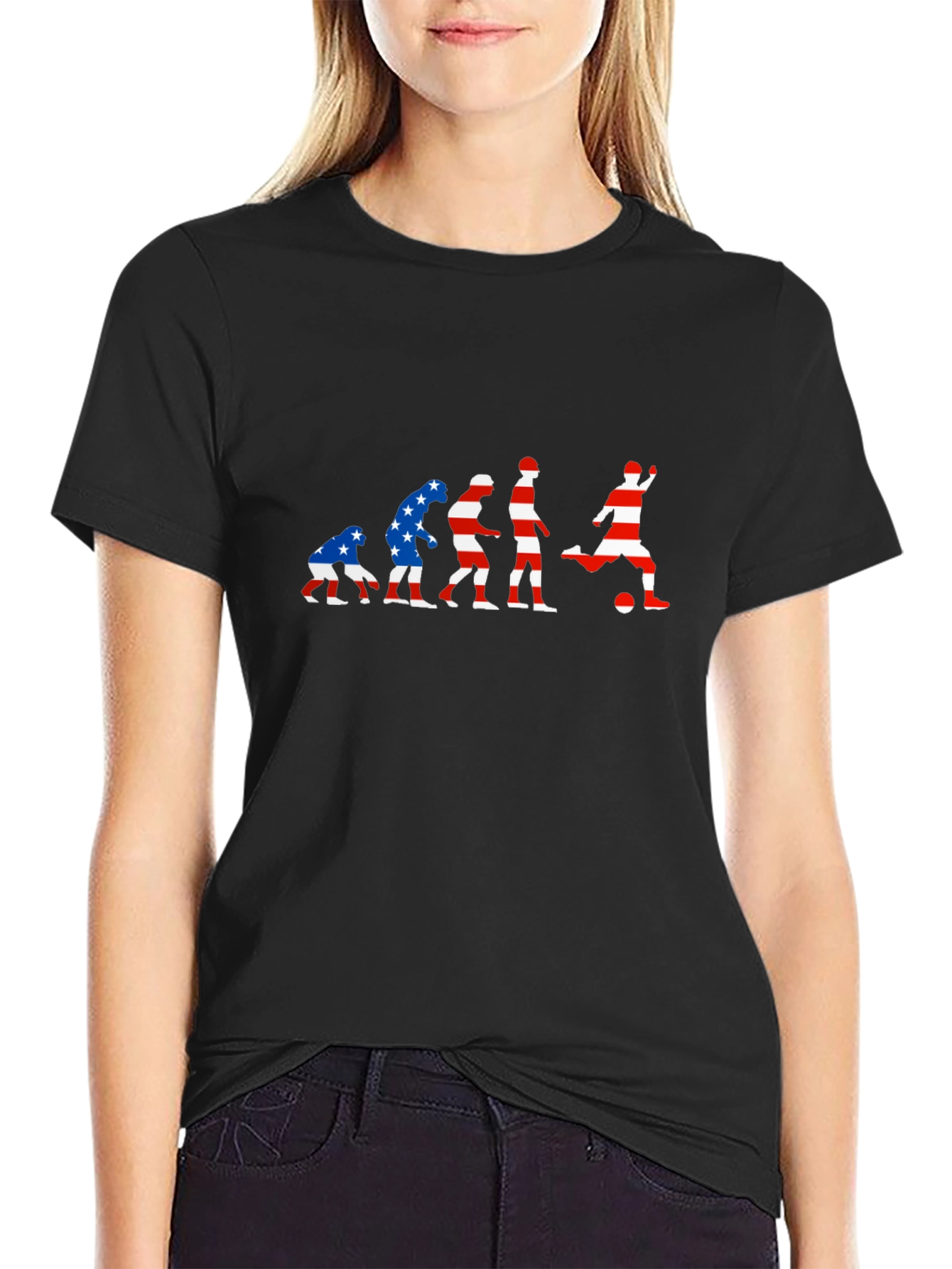 USA Soccer Evolution Graphic T-Shirt
