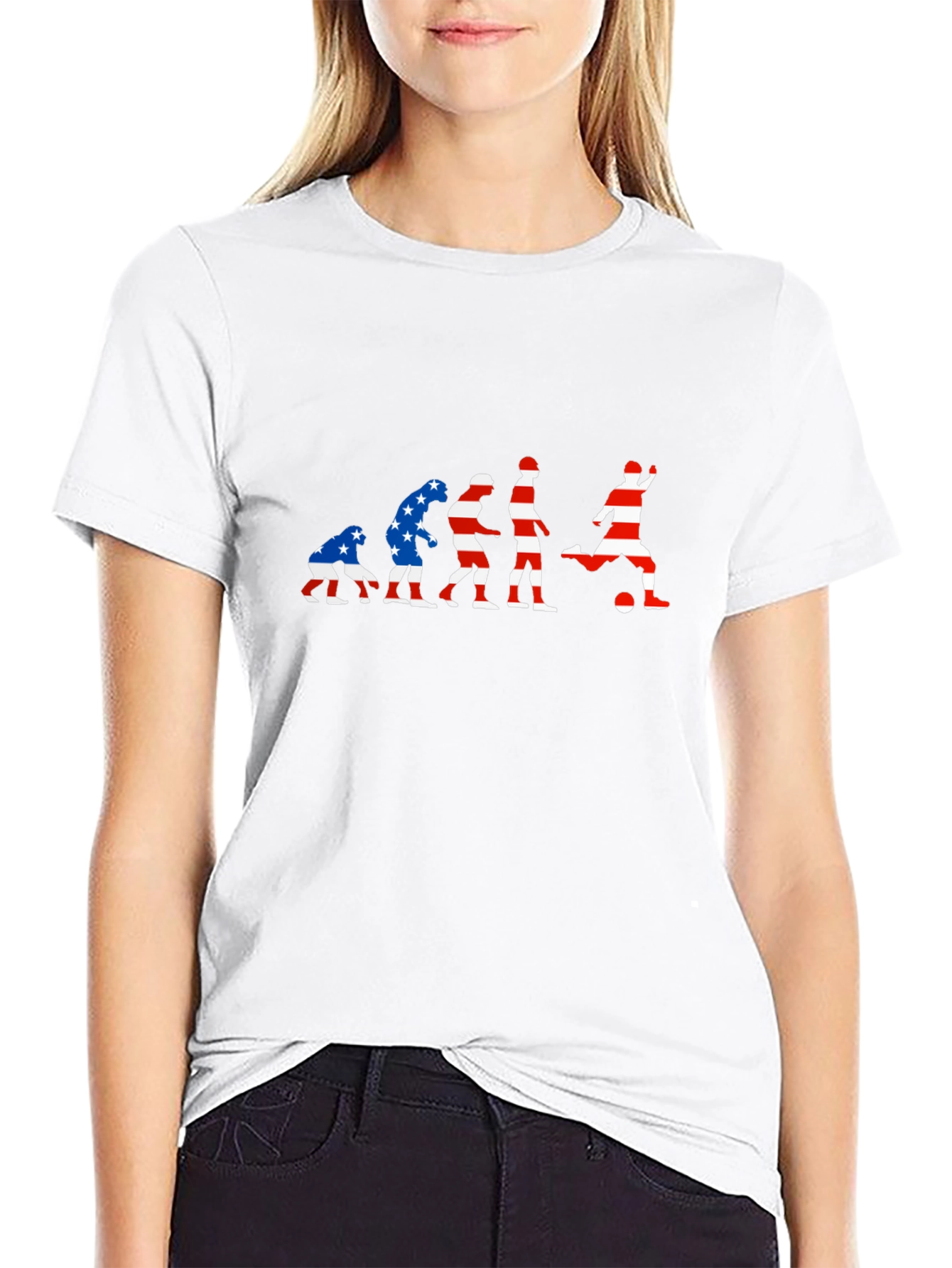 USA Soccer Evolution Graphic T-Shirt