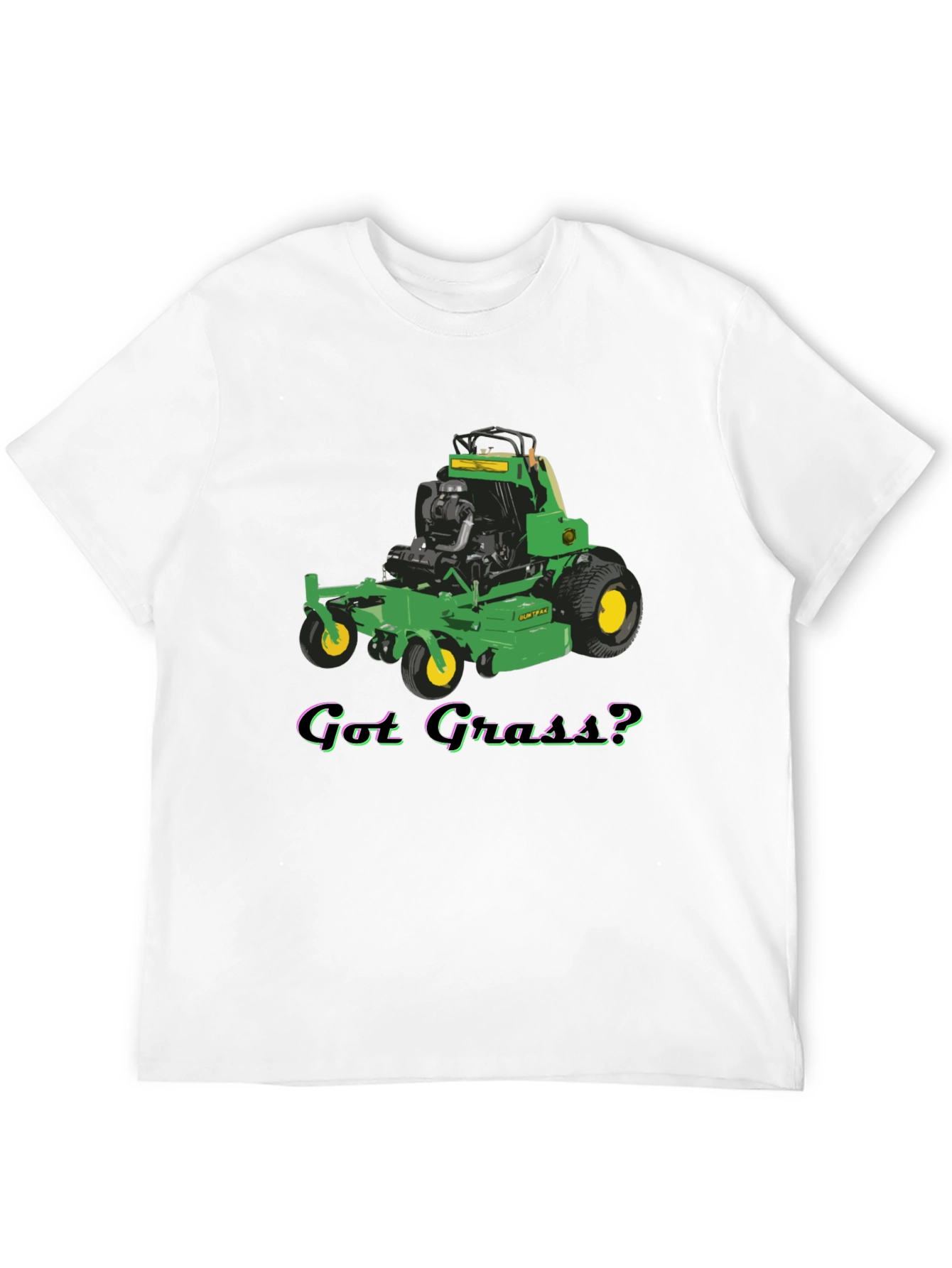 Got Grass? Lawn Mower Graphic T-Shirt