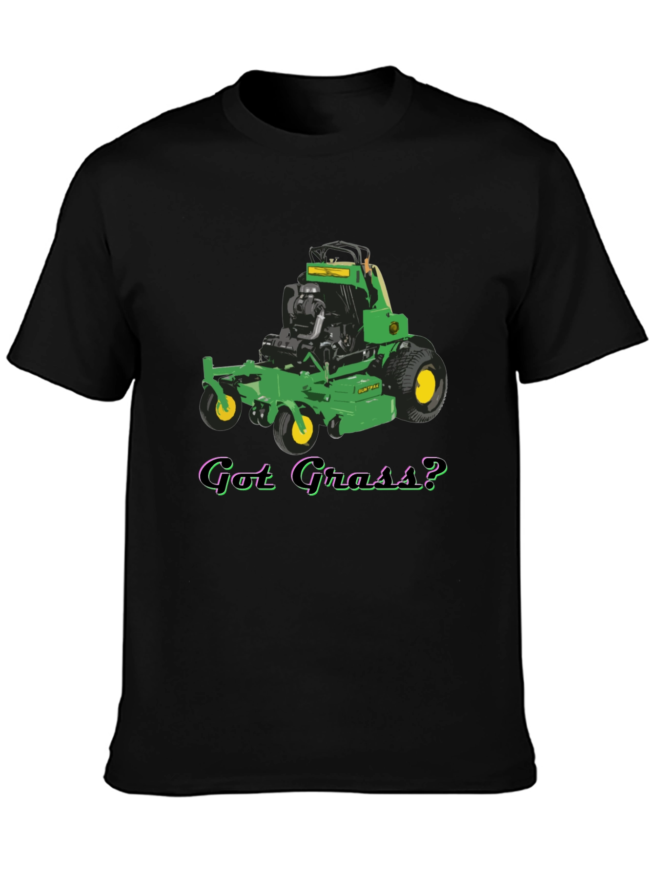 Got Grass? Lawn Mower Graphic T-Shirt