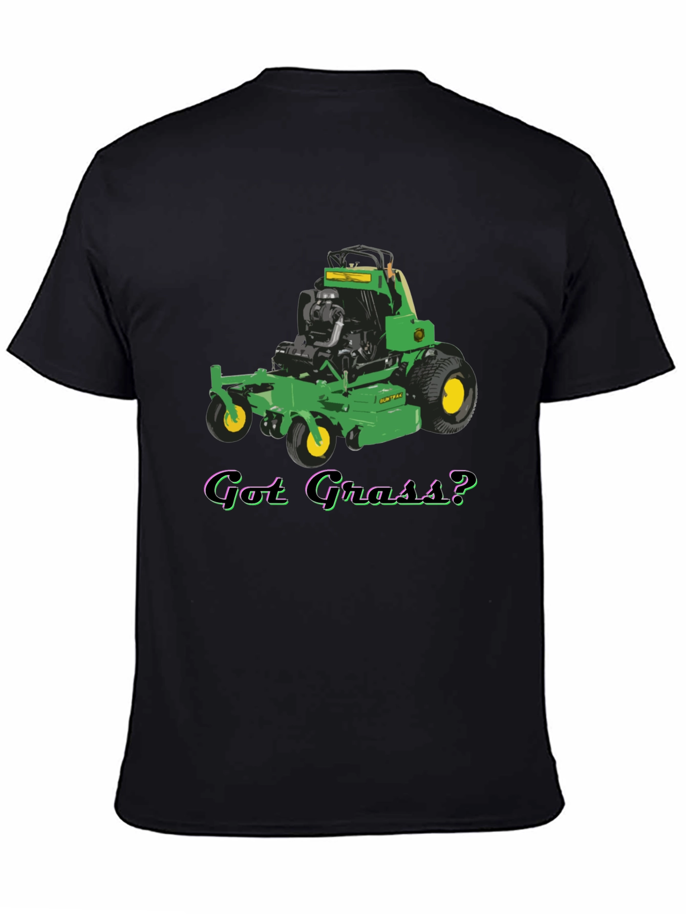 Got Grass? Lawn Mower Graphic T-Shirt
