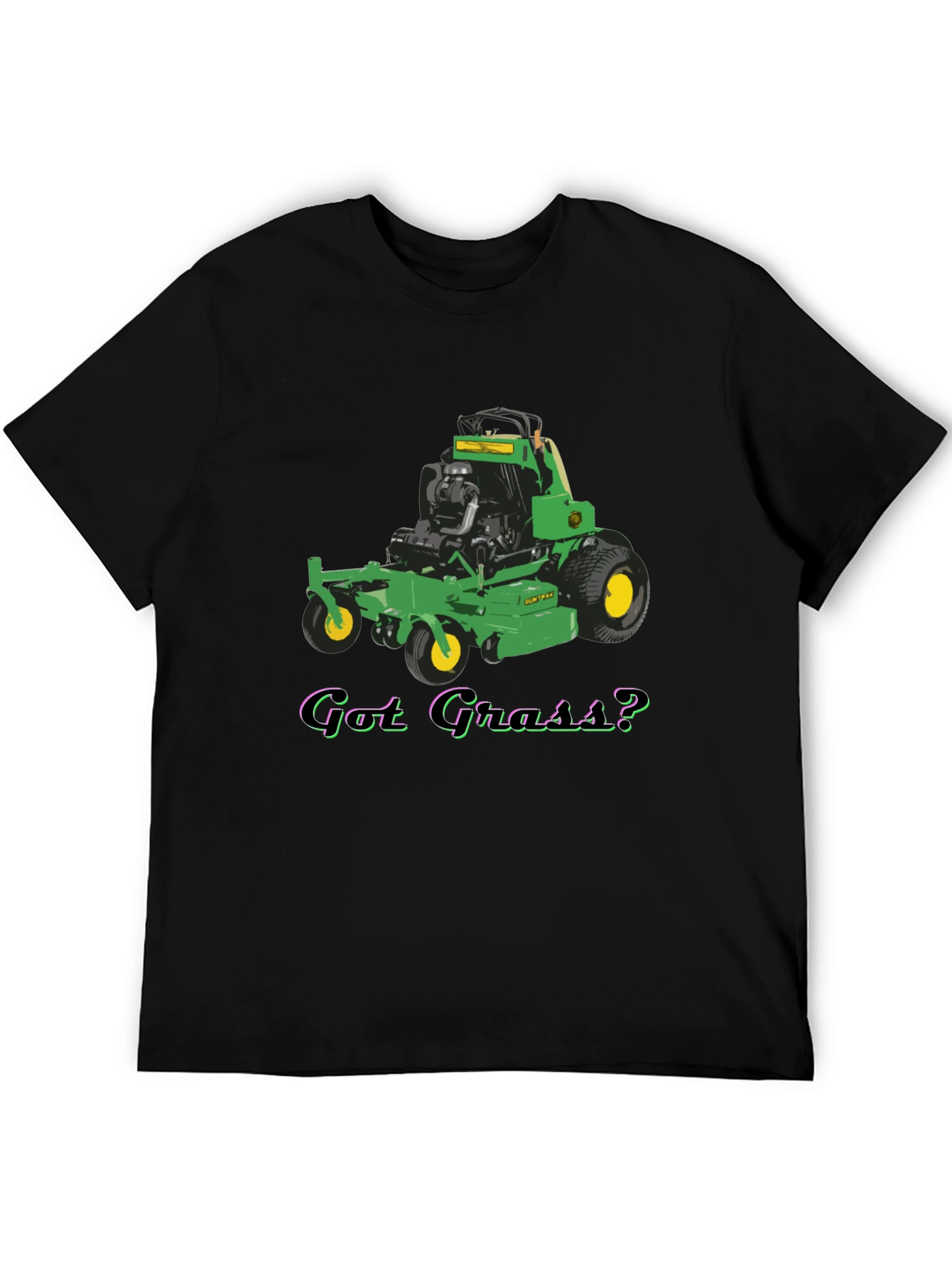 Got Grass? Lawn Mower Graphic T-Shirt