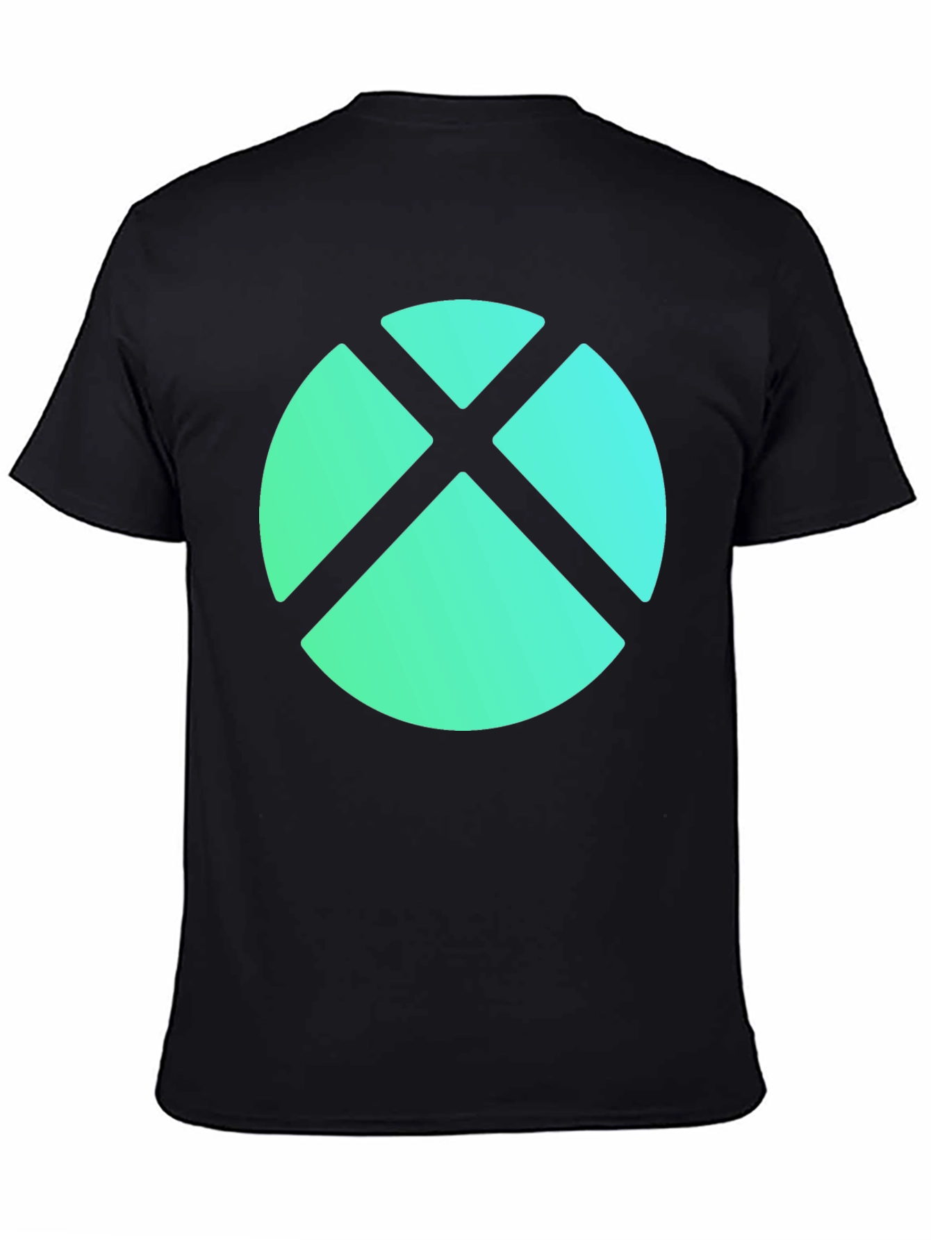 Abstract Geometric Graphic Tee - Modern Casual Wear