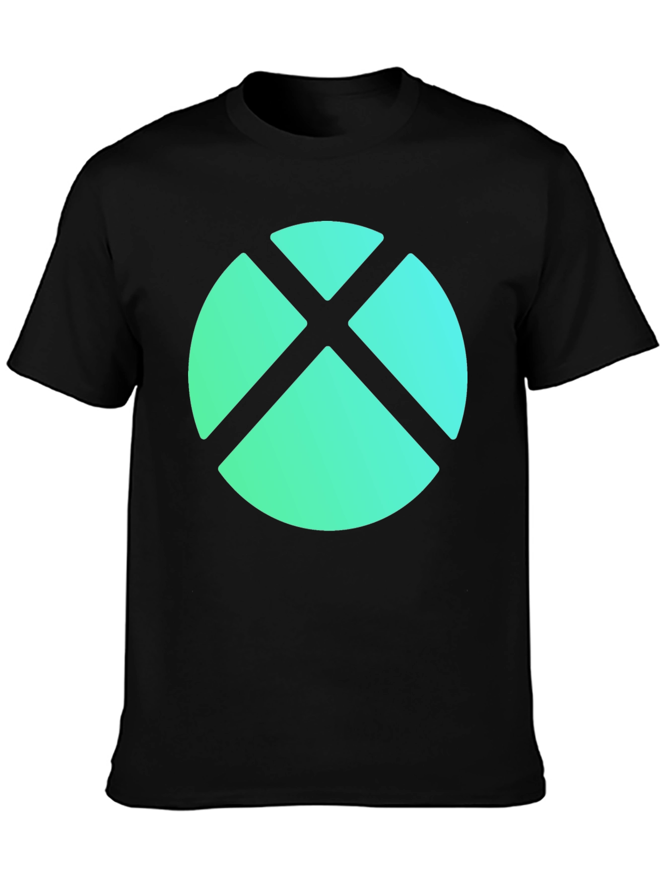 Abstract Geometric Graphic Tee - Modern Casual Wear