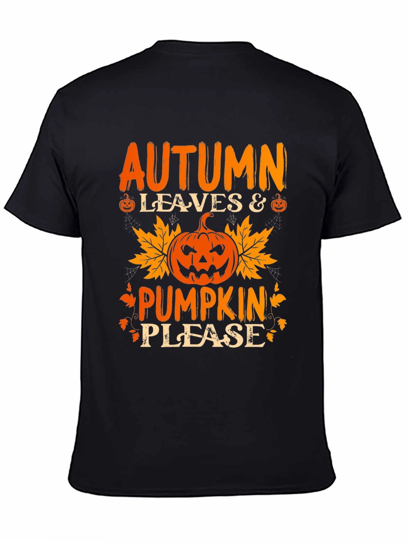 Autumn Leaves & Pumpkin Please Graphic Tee