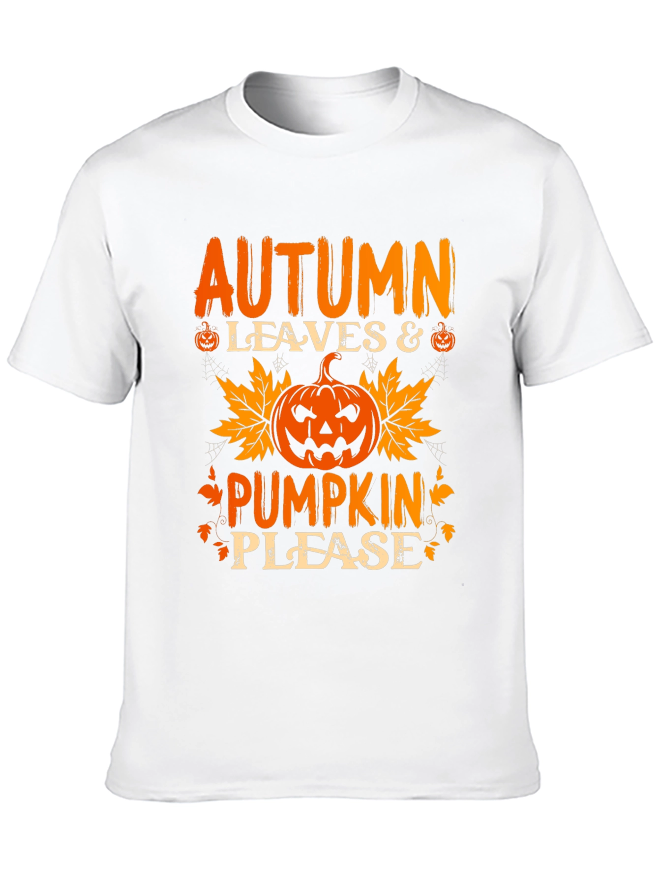 Autumn Leaves & Pumpkin Please Graphic Tee