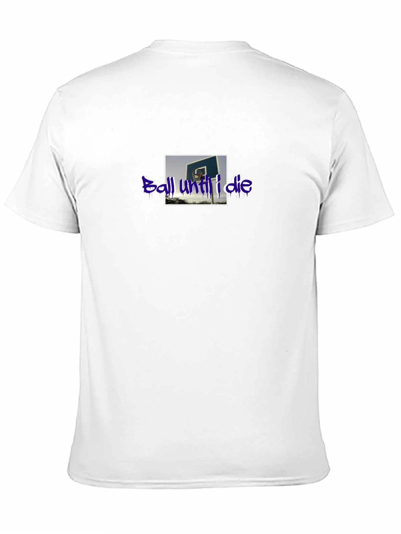 Ball Until I Die Black Graphic T-Shirt