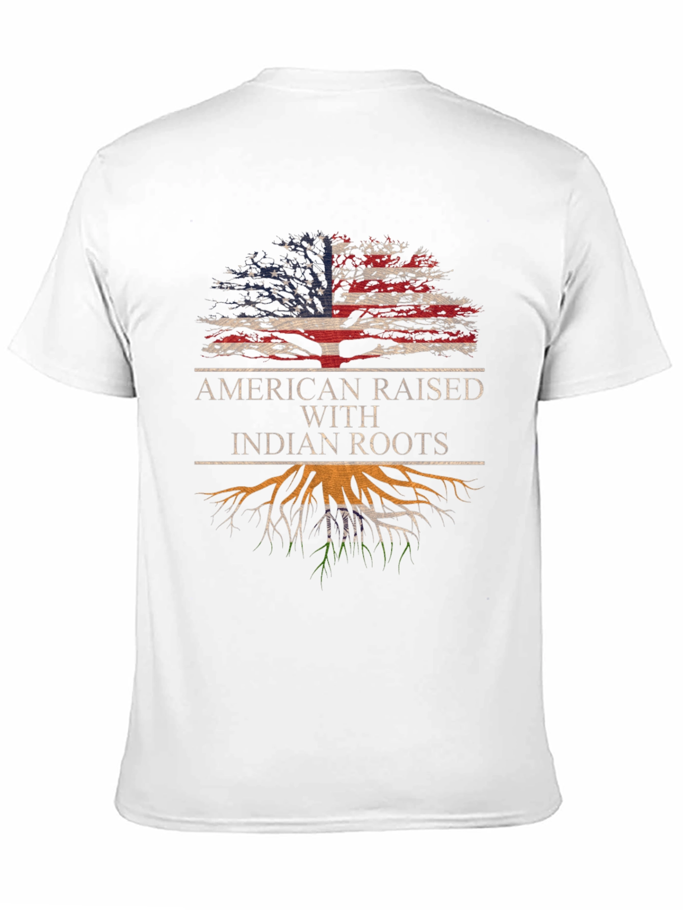American Raised Indian Roots Graphic Tee
