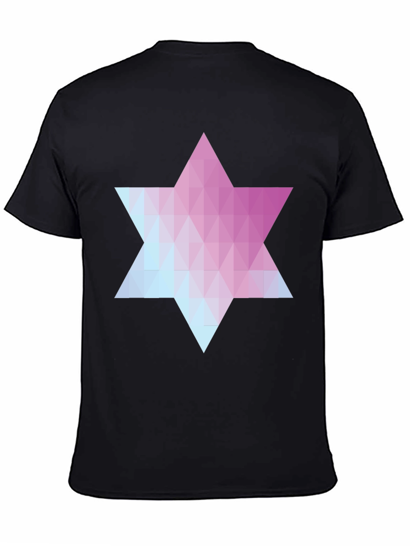 Geometric Star T-Shirt - Gradient Design