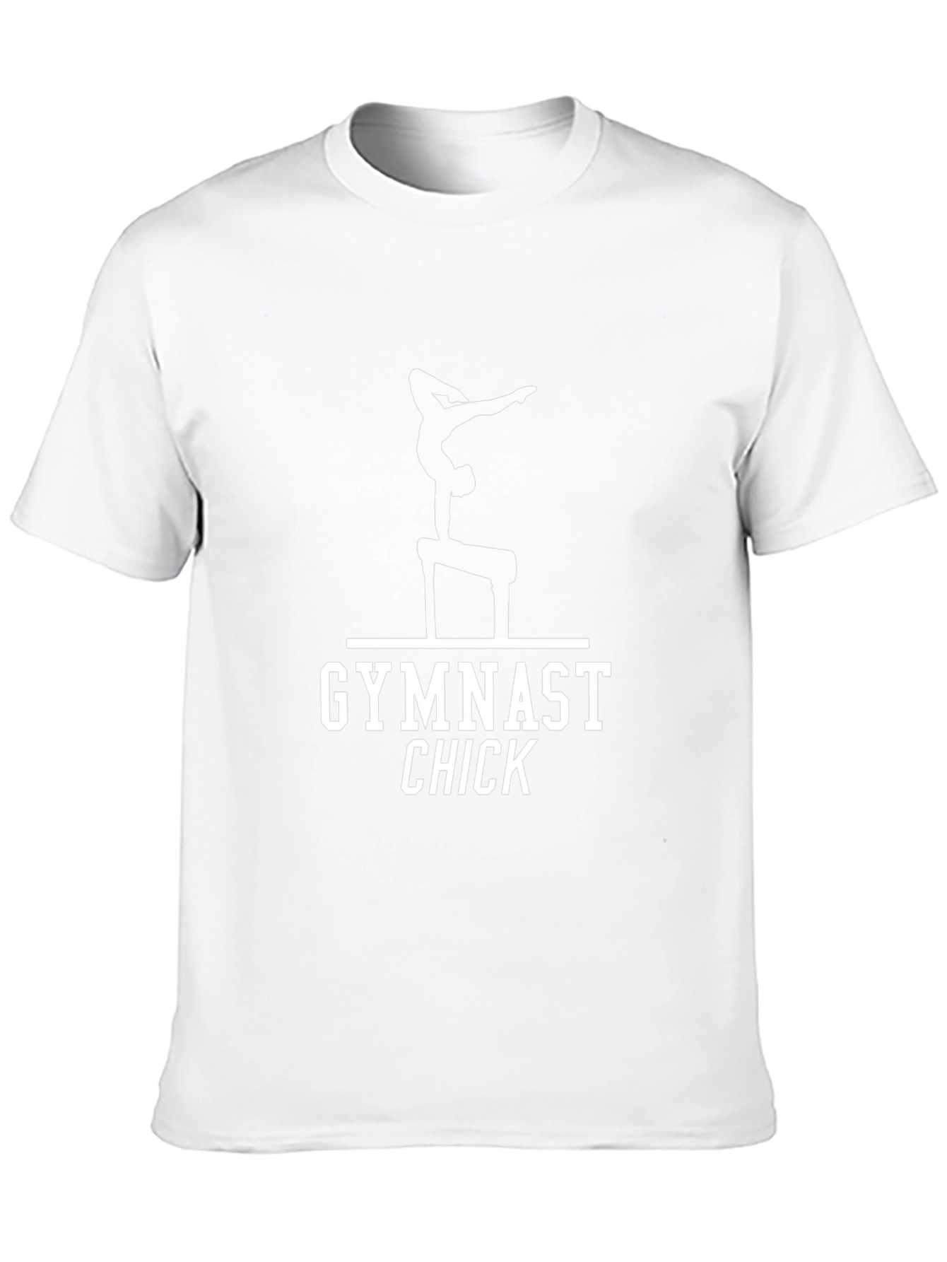 Gymnast Chick Black T-Shirt