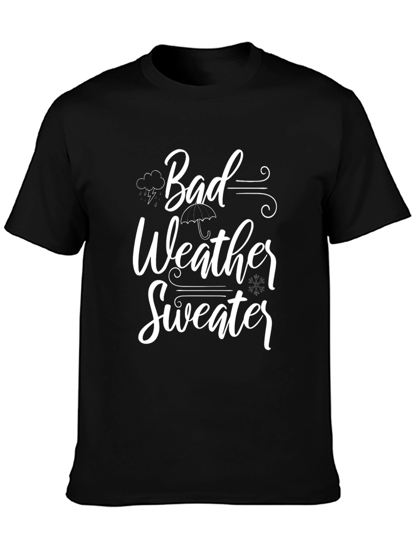 Bad Weather Sweater Graphic Tee
