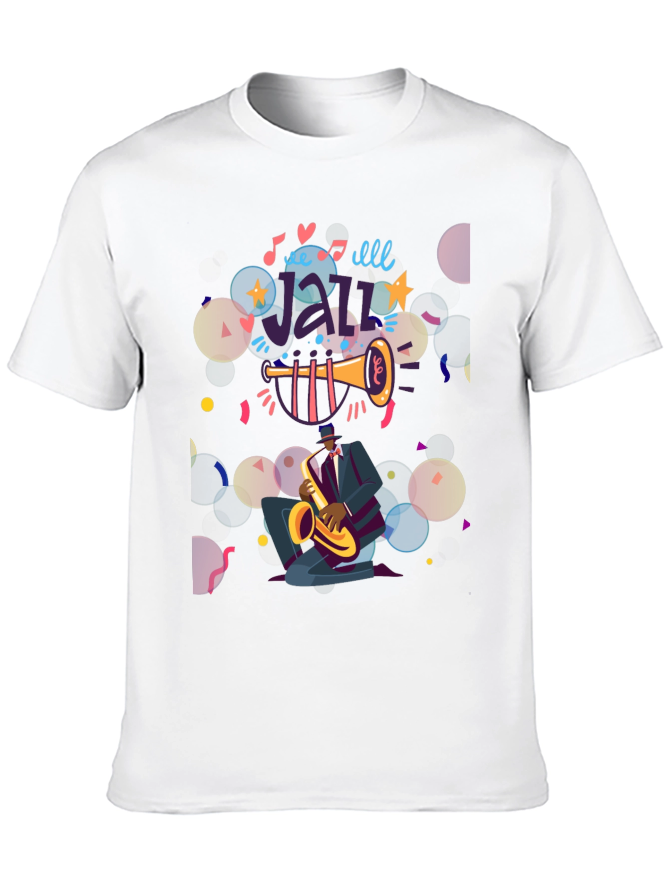 Jazz Musician Graphic Tee - Cool & Comfortable