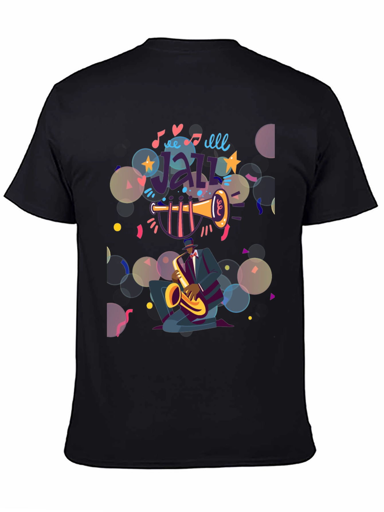 Jazz Musician Graphic Tee - Cool & Comfortable