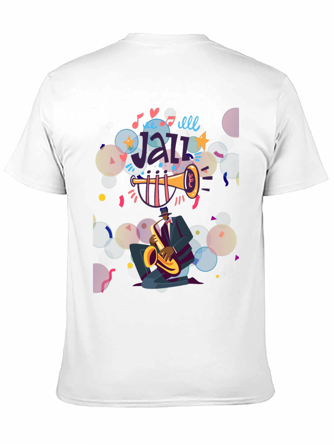 Jazz Musician Graphic Tee - Cool & Comfortable