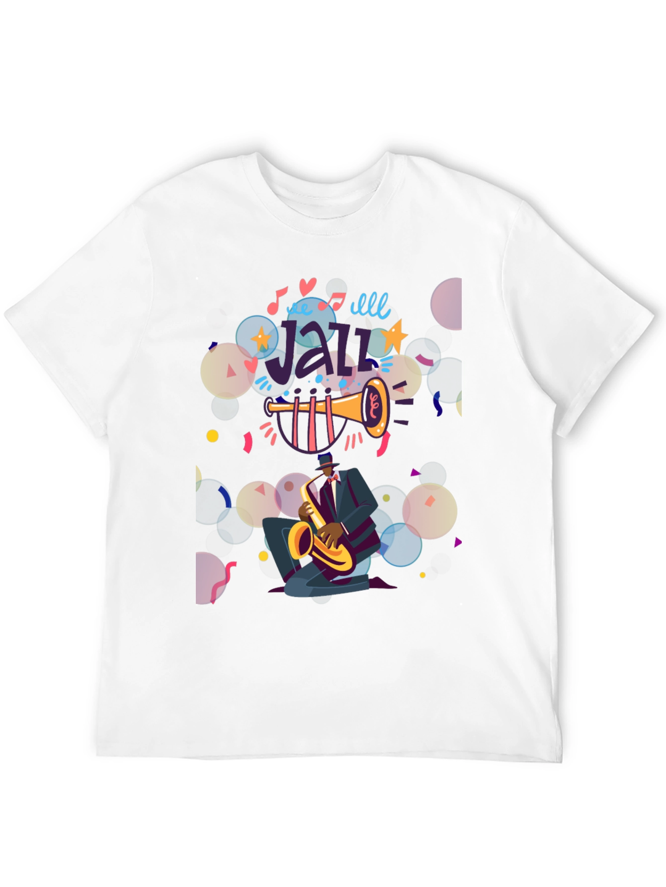 Jazz Musician Graphic Tee - Cool & Comfortable
