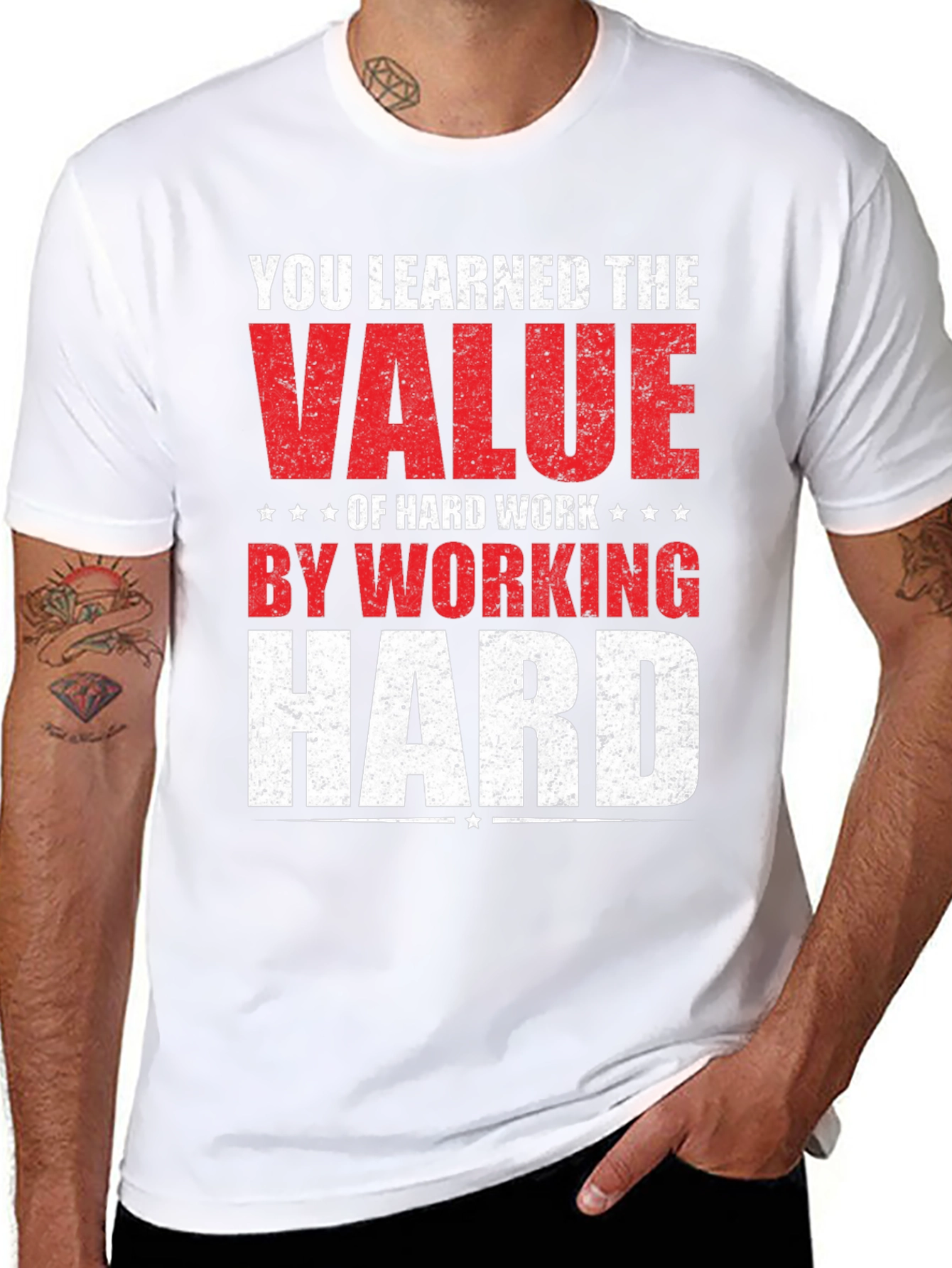 Hard Work Graphic Tee - Learn Value