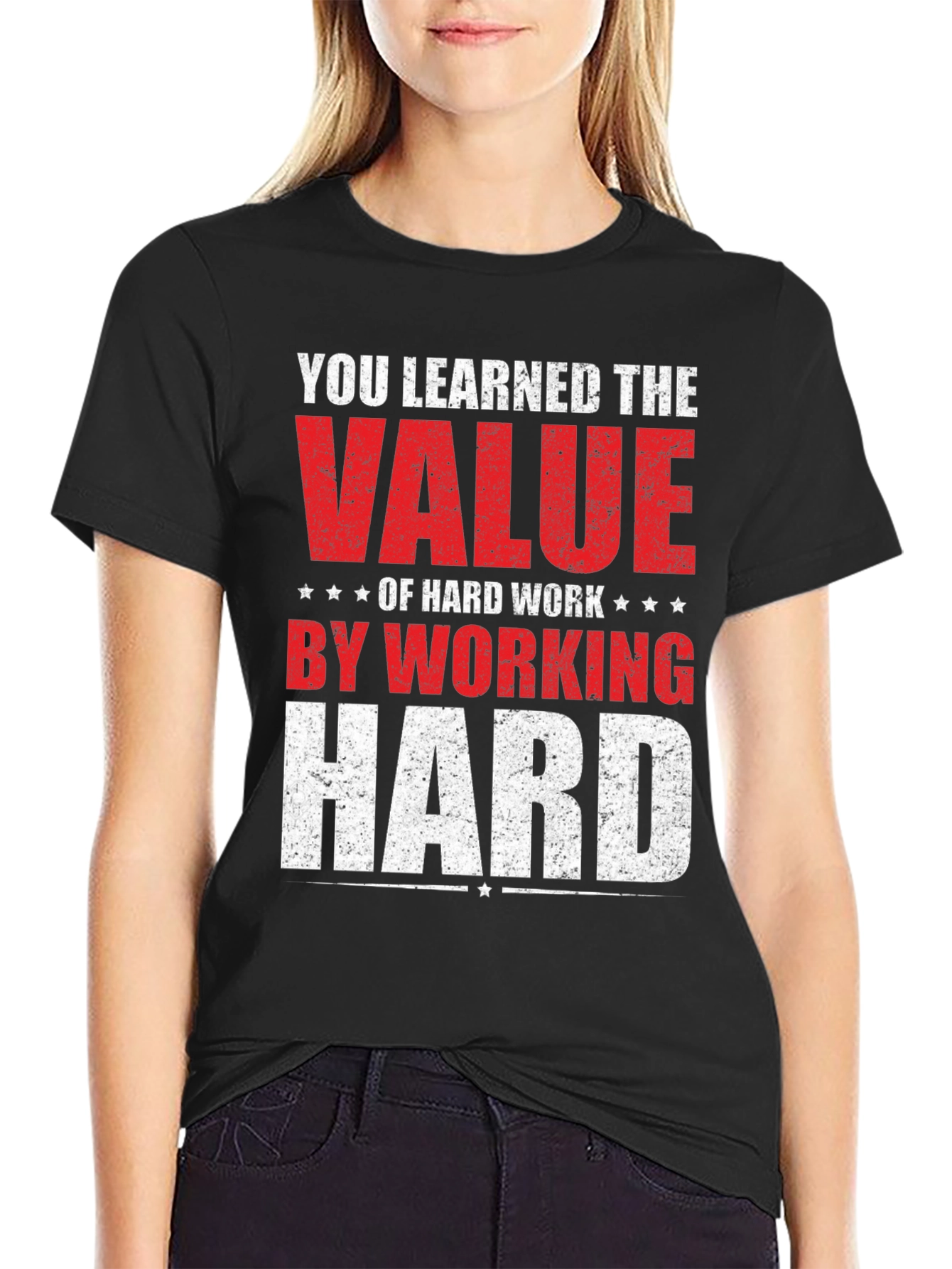 Hard Work Graphic Tee - Learn Value