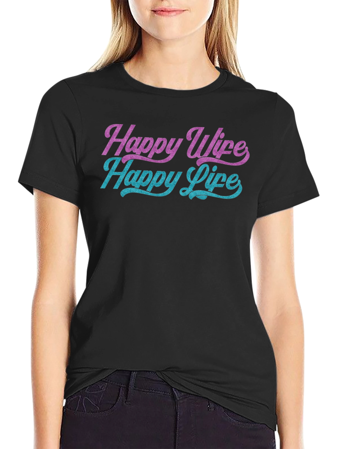 Happy Wife Happy Life Graphic Tee