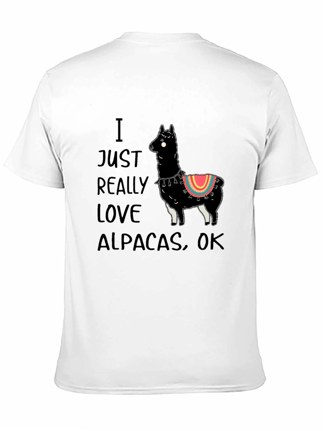 Alpaca Lovers Black T-Shirt