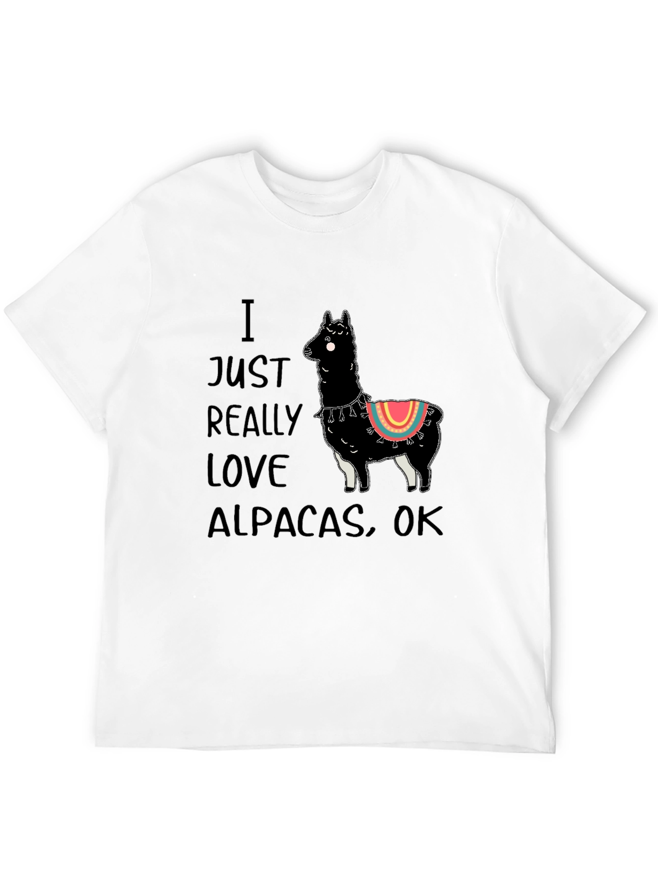 Alpaca Lovers Black T-Shirt