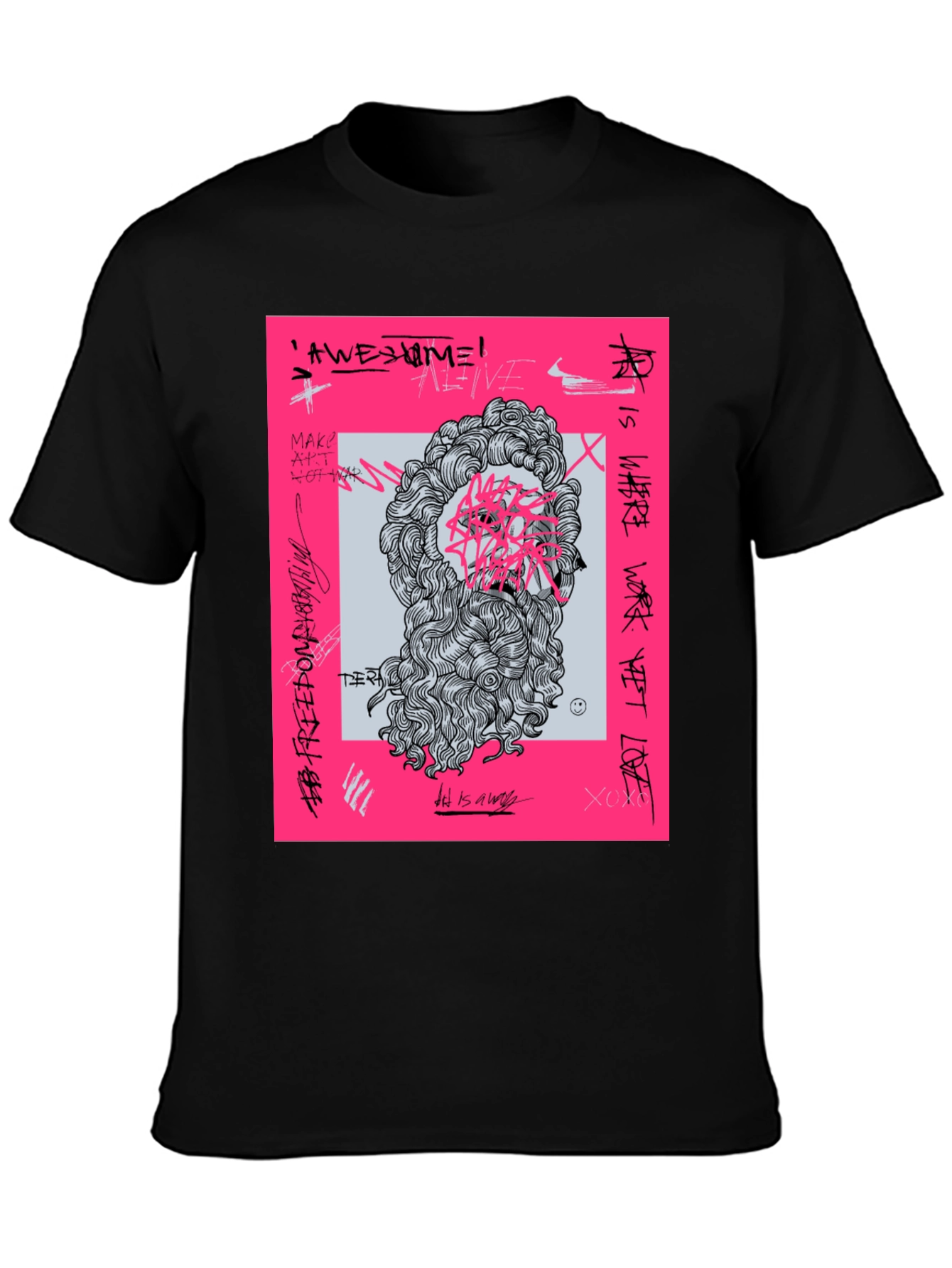 Graffiti Art Tee - Modern Streetwear T-Shirt