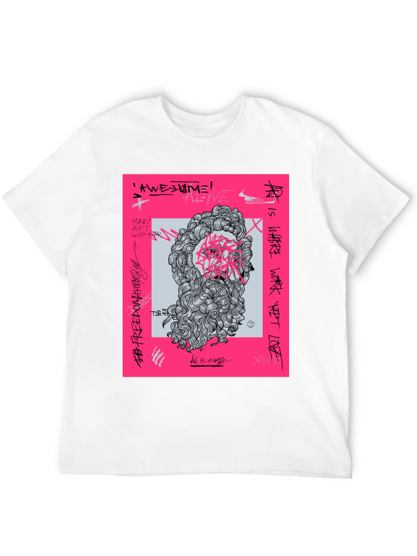 Graffiti Art Tee - Modern Streetwear T-Shirt