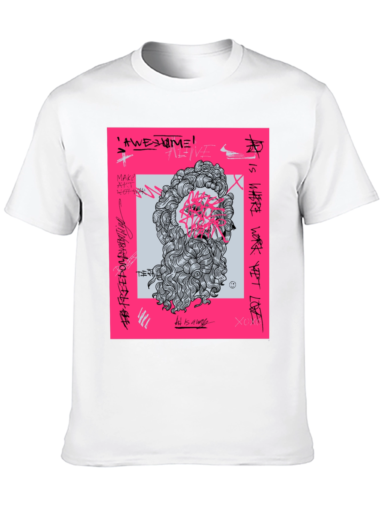 Graffiti Art Tee - Modern Streetwear T-Shirt