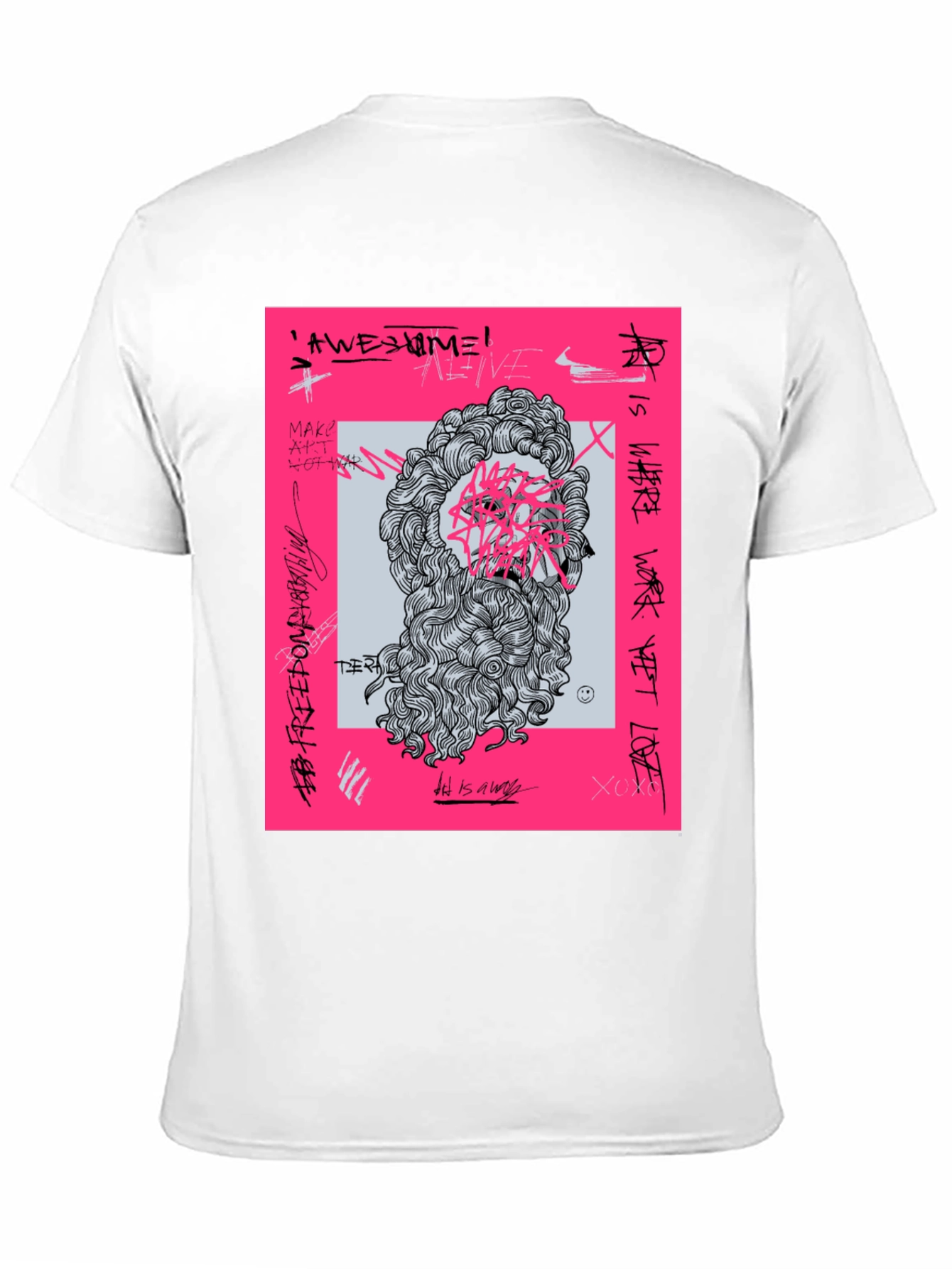Graffiti Art Tee - Modern Streetwear T-Shirt