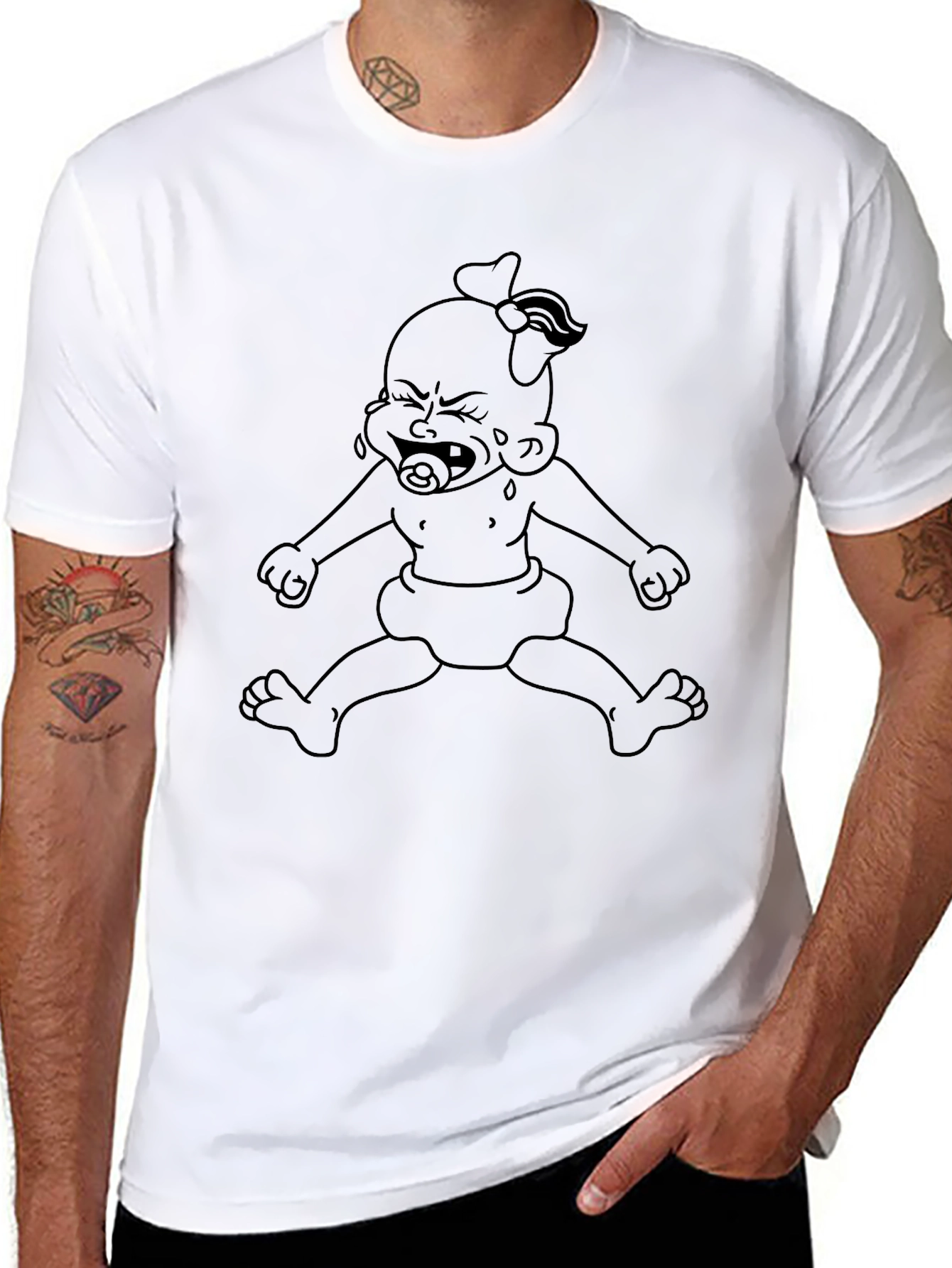 Baby Graphic Tee - Unisex Black T-Shirt