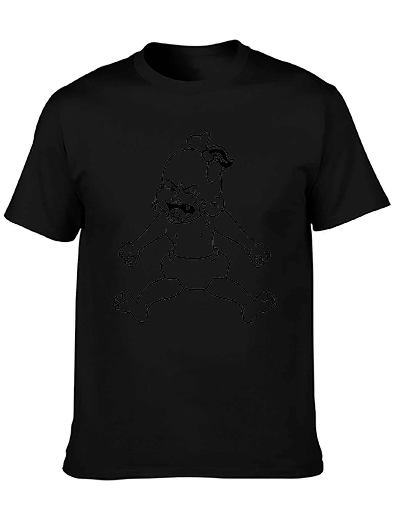 Baby Graphic Tee - Unisex Black T-Shirt