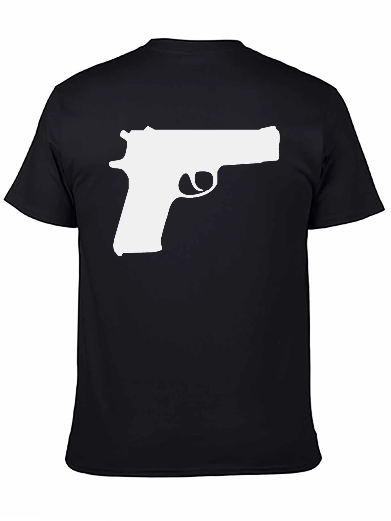 Gun Graphic T-Shirt - Bold Statement Tee