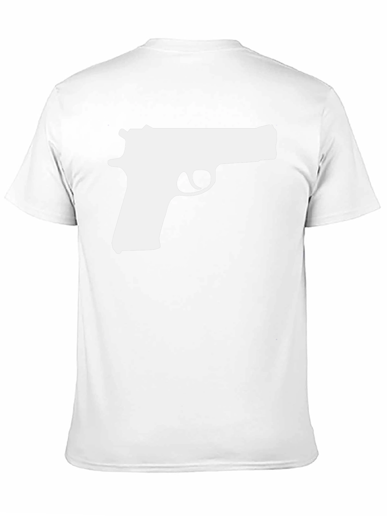 Gun Graphic T-Shirt - Bold Statement Tee