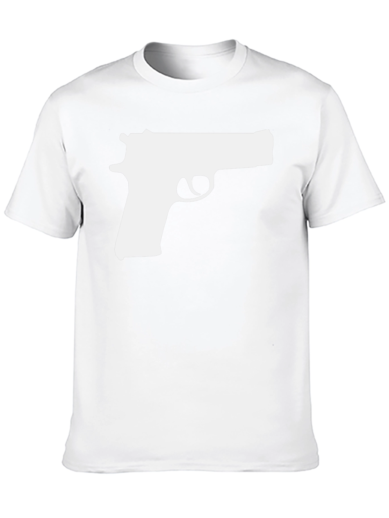 Gun Graphic T-Shirt - Bold Statement Tee