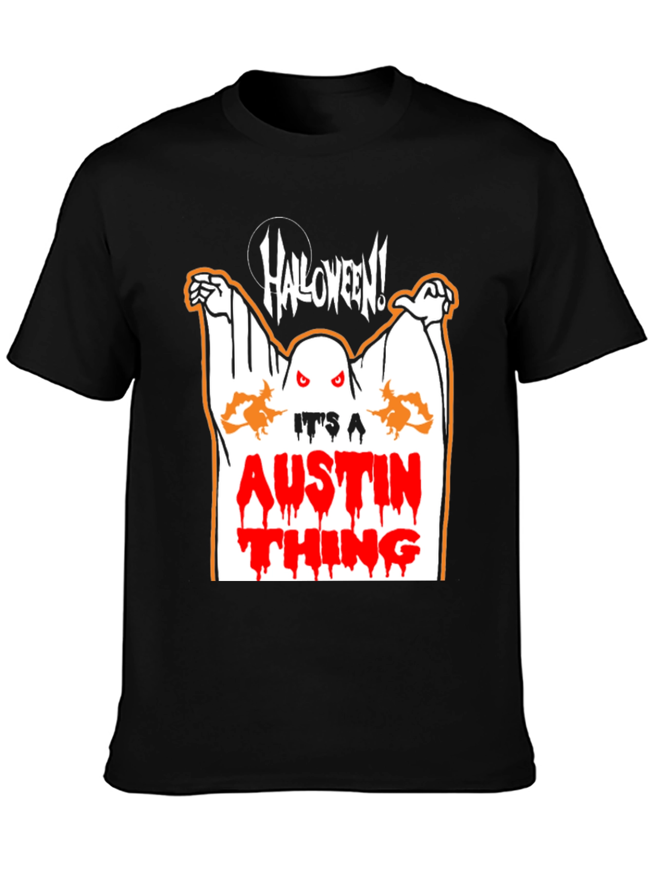 Halloween Ghost Austin Thing T-Shirt