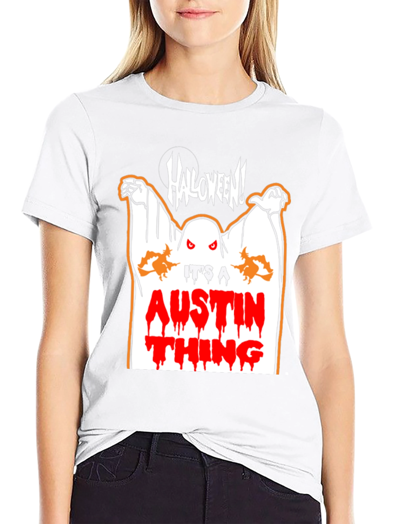 Halloween Ghost Austin Thing T-Shirt