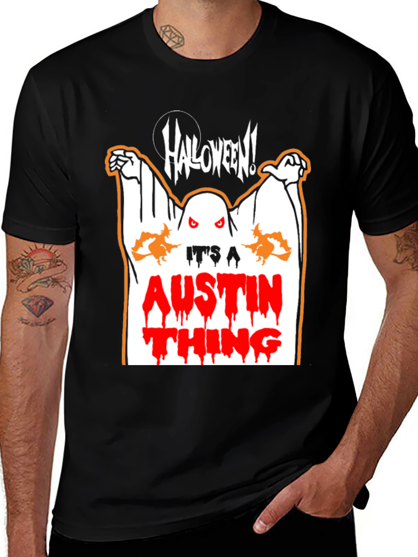Halloween Ghost Austin Thing T-Shirt