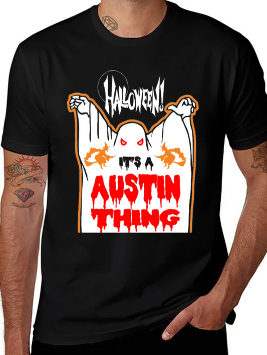 Halloween Ghost Austin Thing T-Shirt