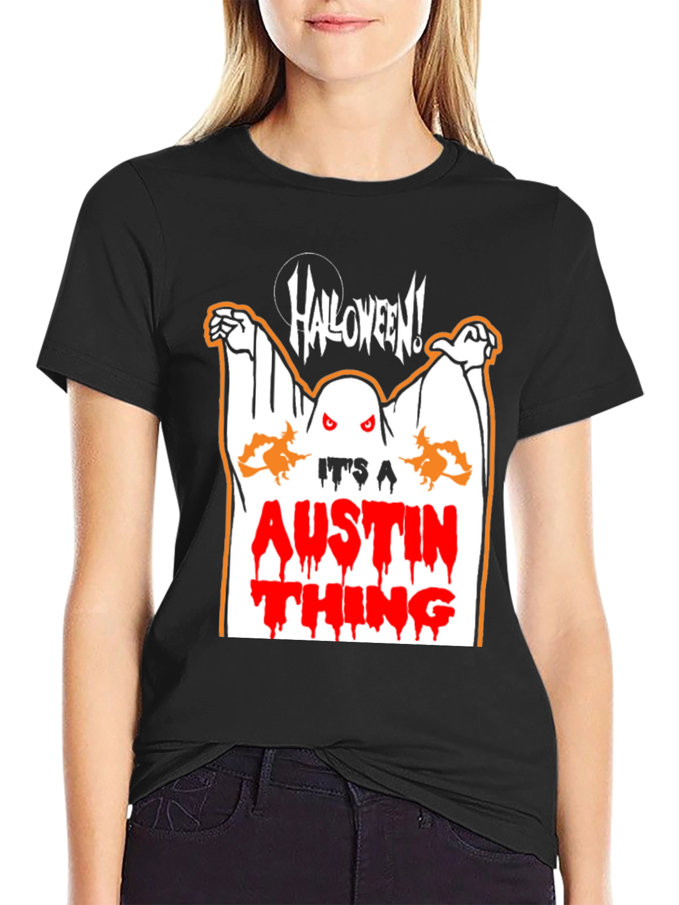 Halloween Ghost Austin Thing T-Shirt
