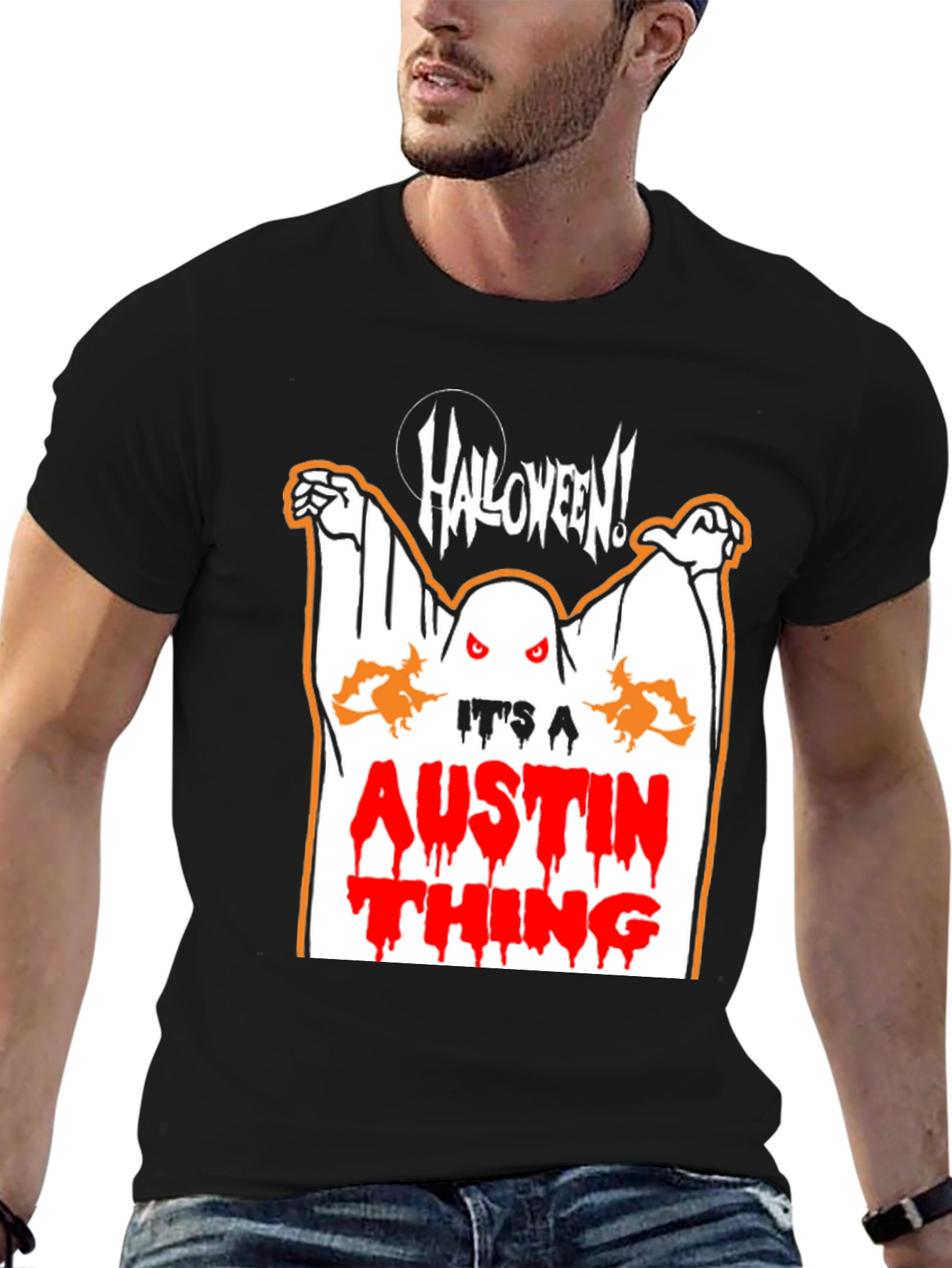 Halloween Ghost Austin Thing T-Shirt